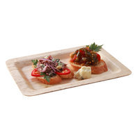 Restaurantware Rectangular Bamboo Leaf Plate (100 Count)