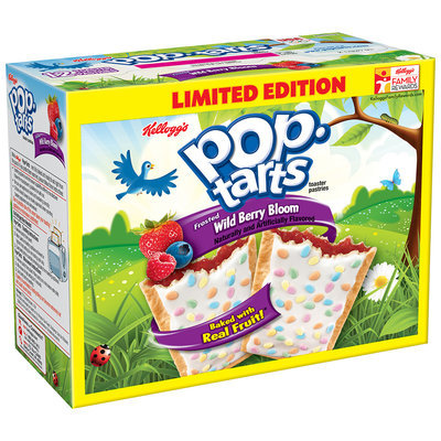 Kellogg's Pop-Tarts Frosted Wild Berry Bloom Toaster Pastries