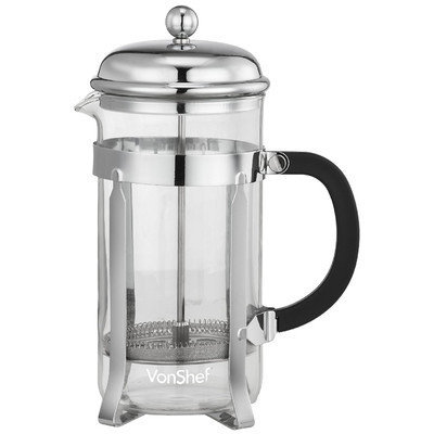Von Shef 1L French Press Cafetiere Coffee Maker