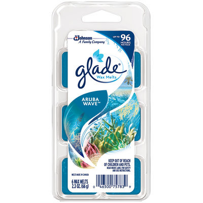 Glade® Aruba Wave™ Wax Melts Refill 6 ct Clamshell