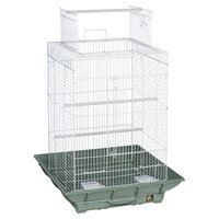 Prevue Clean Life 851 Playtop Bird Cage Grn/Wht