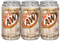 Diet A&W® Root Beer 6-7.5 fl. oz. Cans