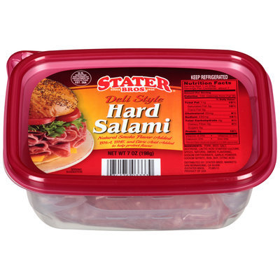 Stater Bros.® Deli Style Hard Salami 7 oz. Tub