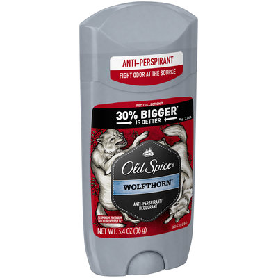 Wild Collection Old Spice Wild Collection Wolfthorn Scent Men's Invisible Solid Anti-Perspirant & Deodorant 3.4 oz