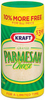 Kraft Grated Cheese Grated Parmesan 10% More Free $3.49 Pp Cheese 8.8 Oz Shaker