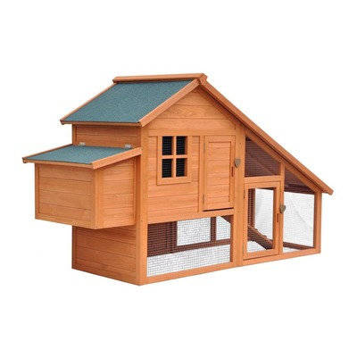 August Grove Philomena Habitat Chicken Coop with Nesting Box