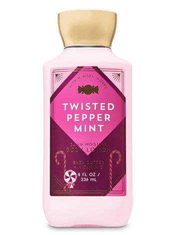 Bath & Body Works® Signature Collection TWISTED PEPPERMINT Super Smooth Body Lotion