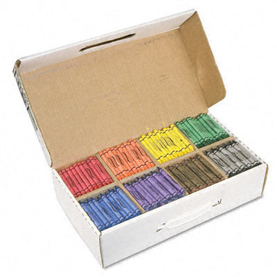 Dixon Ticonderoga Co. Dixon Ticonderoga Company Regular Crayons, Nontoxic, 800/BX, Assorted Colors