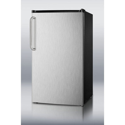 Summit FF1152SSIM Refrigerator Freezer With Installed Icemaker