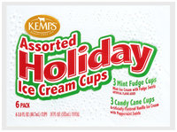 KEMPS® Assorted Holiday Ice Cream Cups 6 ct.