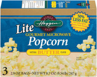 Haggen Lite Gourmet Microwave Butter Popcorn