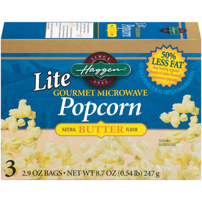Haggen Lite Gourmet Microwave Butter Popcorn