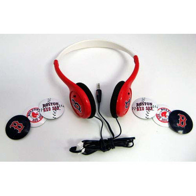 Nemo Digital MLF10118BS MLB Interchangeable Boston Red Sox Headphones