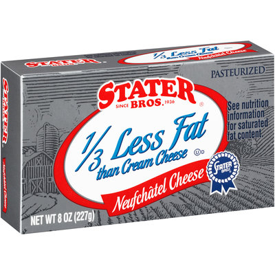 Stater Bros.® Neufchatel Cheese 8 oz. Box