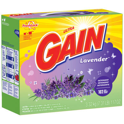 Gain® Ultra Lavender with FreshLock Powder Laundry Detergent 117 oz. Box