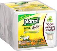 Marcal® Small Steps® M-Fold Standard Dispenser Size 8 Multi-Fold Packs 2000 ct 1 Ply Paper Towels Wrapper