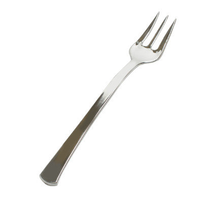 Fineline Settings, Inc Tiny Temptations Tine Fork (48 Pack) Color: Silver
