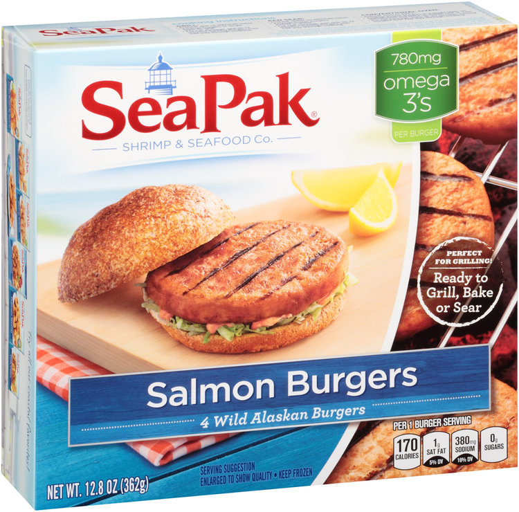 SeaPak® Salmon Burgers 4 ct Box Reviews 2019