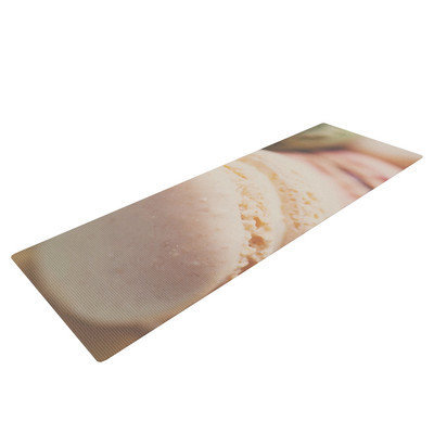 Kess Inhouse Macaroon Goodness by Laura Evans Pastel Food Yoga Mat