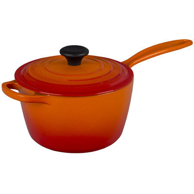 Le Creuset 2.25-qt. Saucepan Color: Flame