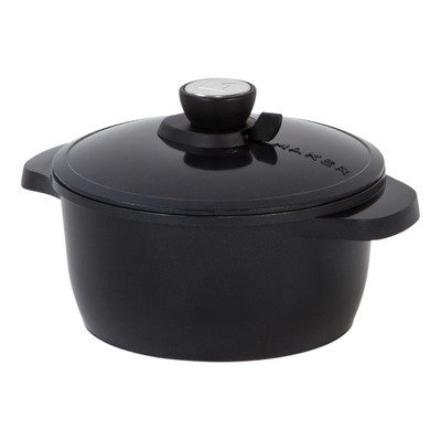 Maker Homeware SmartSteam 3 QT Classic Cookware Color: Black