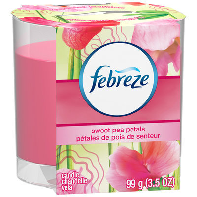 Candle Febreze Candle Sweet Pea Petals Air Freshener (1 Count, 3.5 Oz)