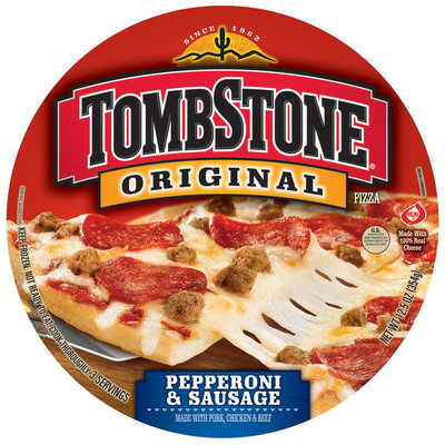 TOMBSTONE Original Pepperoni & Sausage Pizza 12.5 oz.