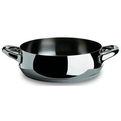 Alessi Mami Round Casserole Size: 7.9-in. D, Color: Mirror Polished