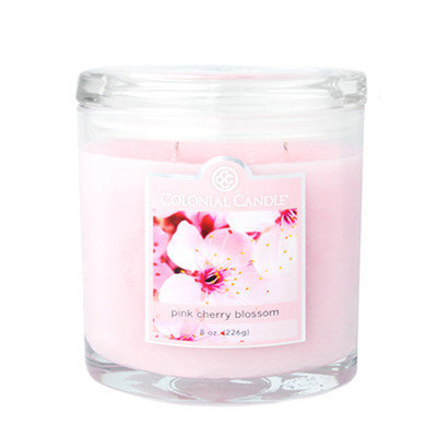 Fragranced in-line Container CC008.1915 8oz. Oval Pink Cherry Blossom