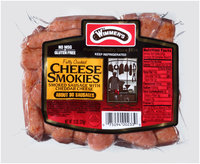 Wimmer's® Cheese Smokies Smoked Sausage with Cheddar Cheese 13 oz. Pack