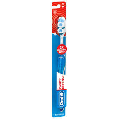 Oral-B Cavity Defense 40 Medium Bristle Toothbrush Carded Pack