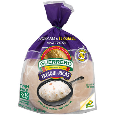 Guerrero® Fresqui-Ricas® Fajita Flour Tortillas 2-16 ct Bags