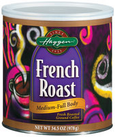 Haggen French Roast Medium-Full Body Coffee 34.5 Oz Canister