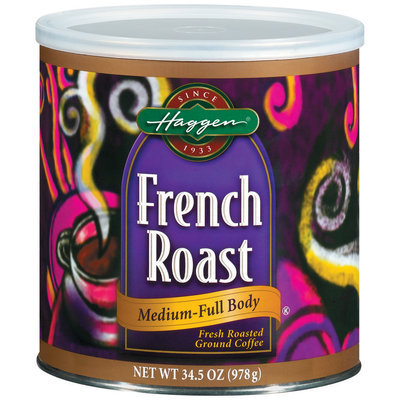 Haggen French Roast Medium-Full Body Coffee 34.5 Oz Canister