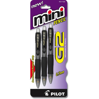 Pilot Pencils Mini Mechanical Pencil, .7mm Point, Refillable