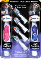 ARM & HAMMER™ Spinbrush™ Truly Radiant™ Extra White* Powered Toothbrush with Replacement Heads