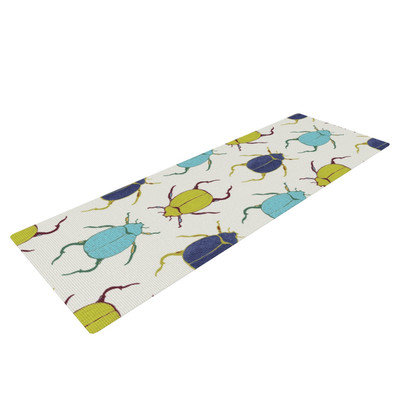 Kess Inhouse Beetles by Laurie Baars Yoga Mat
