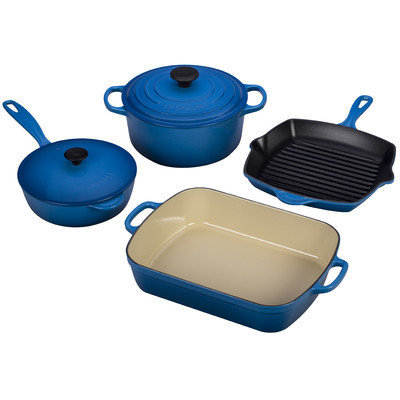 Le Creuset Signature 6-Piece Cookware Set Color: Marseille