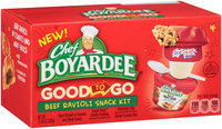 Chef Boyardee® Good to Go Beef Ravioli Snack Kit 11.84 oz. Box