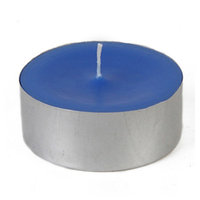 Zest Candle Mega Oversized Tin Tealight Color: Blue, Quantity: Set of 144