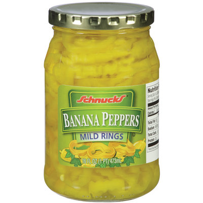 Schnucks® Banana Peppers Mild Rings 16 fl. oz.