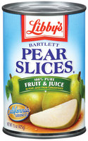 Libby's® Bartlett In Pear Juice Pear Slices 15 Oz Can
