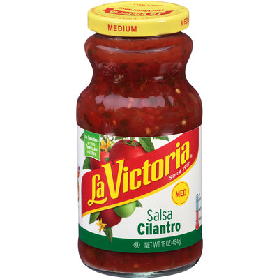 La Victoria® Medium Cilantro Salsa 16 oz. Jar