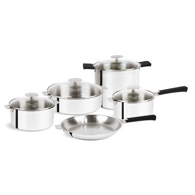 Cristel Mutine Stainless Steel 13-Piece Cookware Set