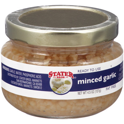 Stater Bros.® Minced Garlic 4.5 oz. Jar