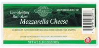 Haggen Mozzarella Low-Moisture Part-Skim Cheese
