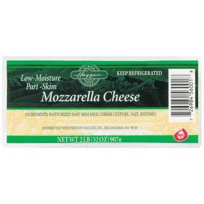 Haggen Mozzarella Low-Moisture Part-Skim Cheese