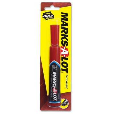 Avery Red Marks-A-Lot Chisel Tip Permanent Marker