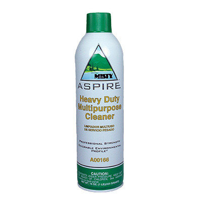 Misty Aspire Heavy-Duty Multipurpose Cleaner, Lemon Scent, 16 oz. Aerosol Ca