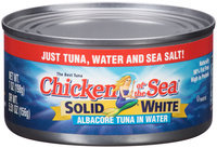 Chicken of the Sea® Solid White Albacore Tuna in Water 7 oz. Can
